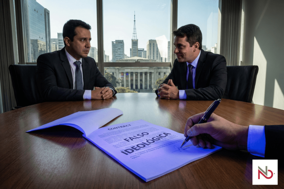 Falsidade Ideológica em Contratos